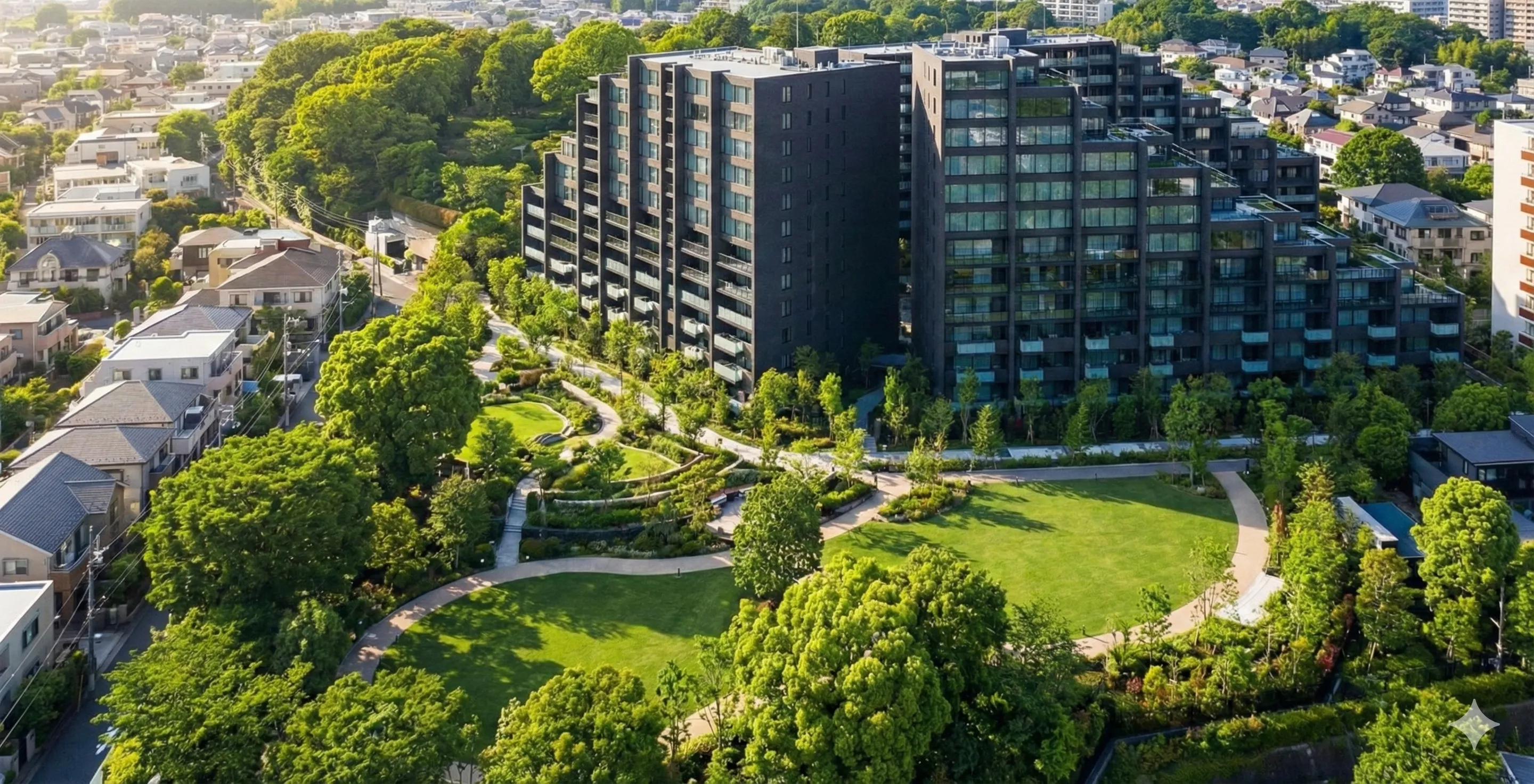 ヒルトップ立地がもたらす安全性と住環境